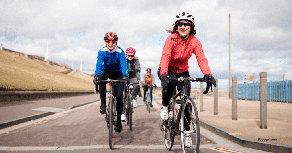 Girl cycling outdoors – outdoor sports for girls